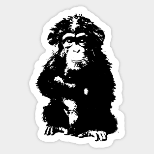 Smiling Monkey Sticker